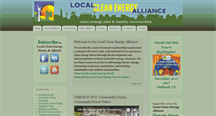 Desktop Screenshot of localcleanenergy.org